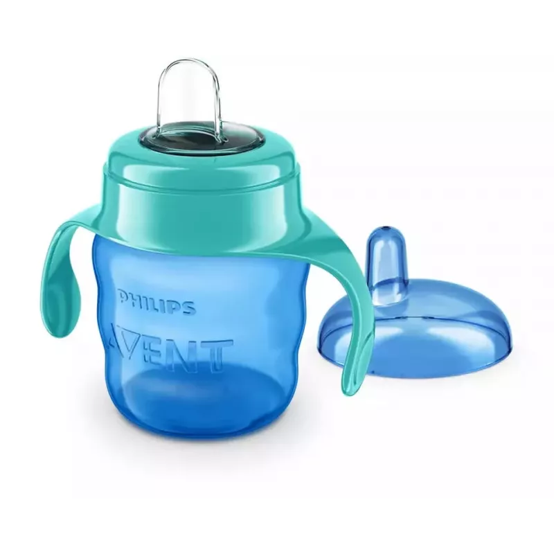Philips AVENT Easy Sip mokymosi puodelis su rankenėlėmis, 6 mėn.+, 200 ml, silikoninis snapelis, žalias