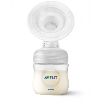 Philips Avent Lotus rankinis pieno siurbtukas su rinkiniu