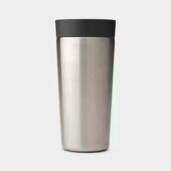 BRABANTIA Make & Take termosas 0,36 L, tamsiai pilkas