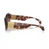Versace VE4466U vyriški kvadratiniai acetatiniai akiniai nuo saulės, juodas rėmelis, pilki lęšiai, 54mm VE4466U54613B