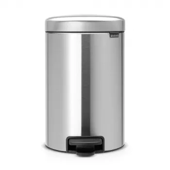 Brabantia NewIcon pedalų šiukšlių dėžė 12L Matt Steel