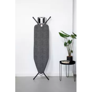 Brabantia lyginimo lentos užvalkalas Denim Black, B dydis, 124x38 cm, 8 mm pamušalas