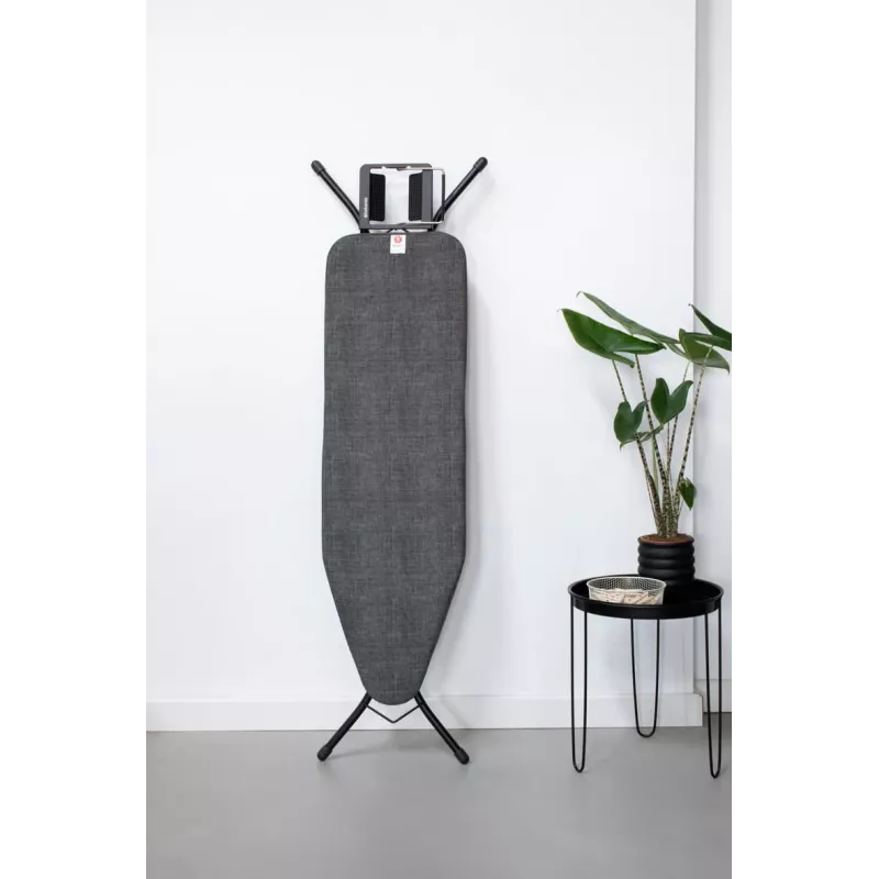 Brabantia lyginimo lentos užvalkalas Denim Black, B dydis, 124x38 cm, 8 mm pamušalas