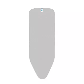 Brabantia lyginimo lentos užvalkalas, 124x45 cm, metalizuota medvilnė, 2 mm putų, metalinė pilka