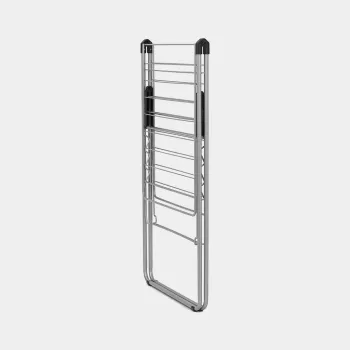 Brabantia HangOn sieninis drabužių džiovinimo stovas, 20 m, metalinės pilkos spalvos