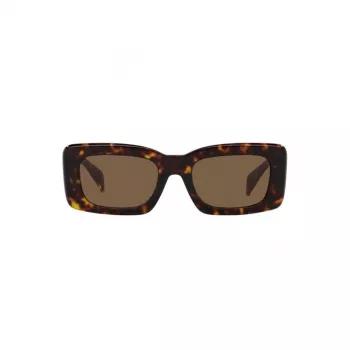 Versace VE4444U10873 moteriški akiniai nuo saulės, Havana rėmeliai, rudi gradientiniai lęšiai, 54/21/140 mm