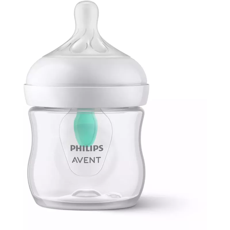 Philips Avent Natural Response prieškolikinis buteliukas su AirFree ventiliacija, 125 ml, naujagimio Flow 1, 0m+