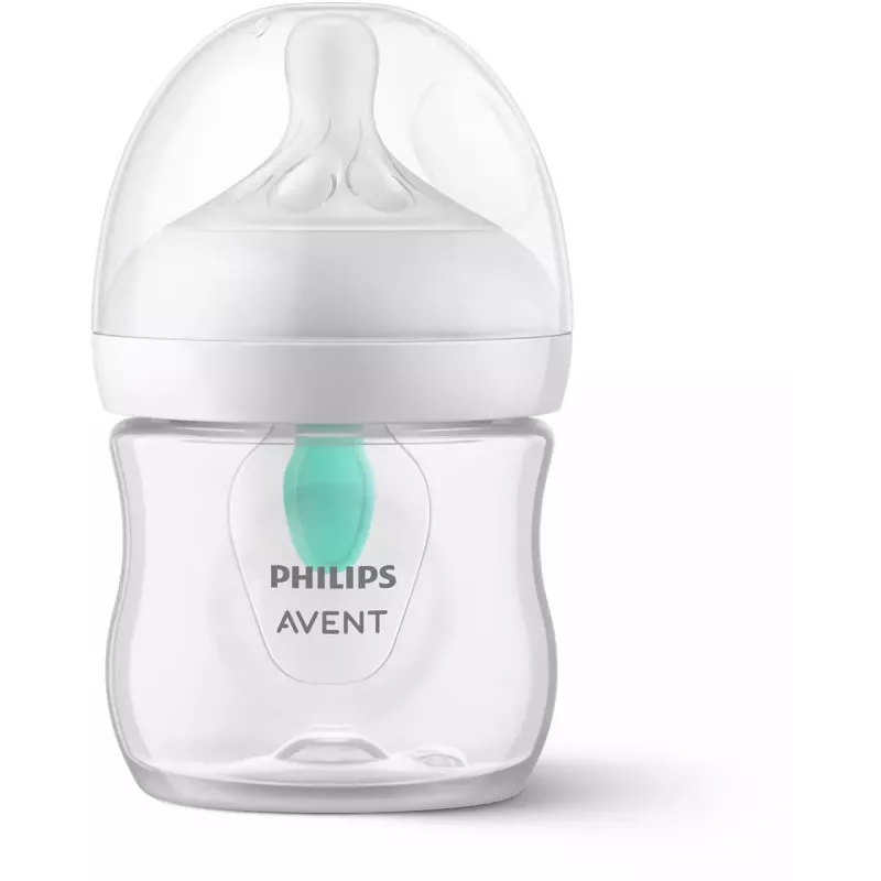 Philips Avent Natural Response prieškolikinis buteliukas su AirFree ventiliacija, 125 ml, naujagimio Flow 1, 0m+