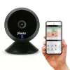 Alecto SMARTBABY5BK skaitmeninis vaizdo kūdikio stebėjimo prietaisas, 2,4 GHz FHSS, 2,4 inch spalvotas LCD, naktinio matymo funkcija, dvipusis ryšys, temperatūros jutiklis, lopšinės, VOX, juodas
