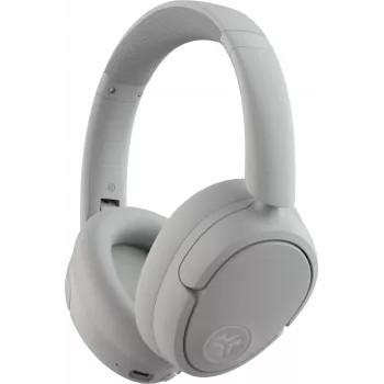 JLab Lux ANC belaidės ausinės su aktyviuoju triukšmo slopinimu, Bluetooth 5.3, 70 val. baterija, baltos, IEUHBJLUXANCRWHT62