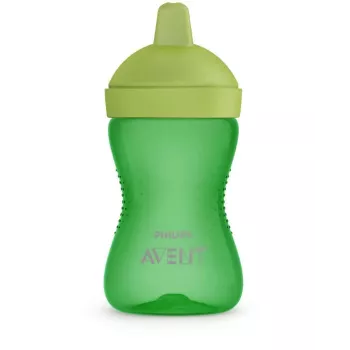 Philips AVENT My Grippy mokomasis puodelis su kietu snapeliu 300ml, 18M+, žalias