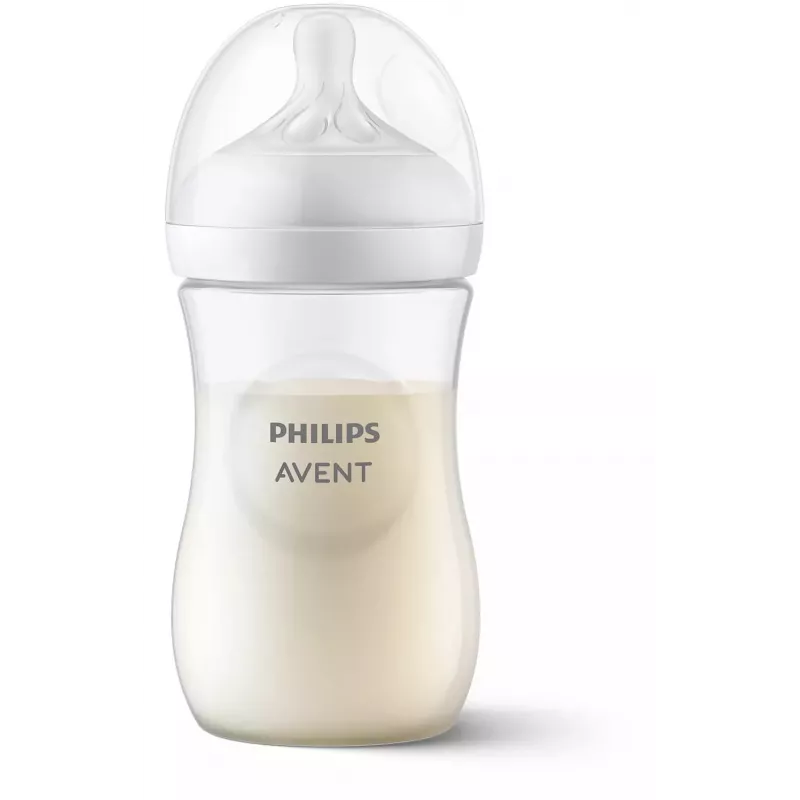 Philips AVENT Natural Response kūdikių buteliukas 260 ml, vidutinio srauto čiulptukas, 1 mėn.+