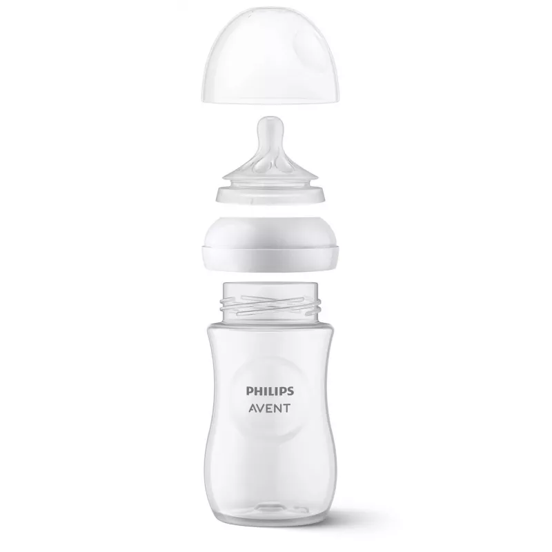 Philips Avent Natural Response Giraffe kūdikio buteliukas 260 ml, vidutinio srauto žindukas, nuo 1 mėn.