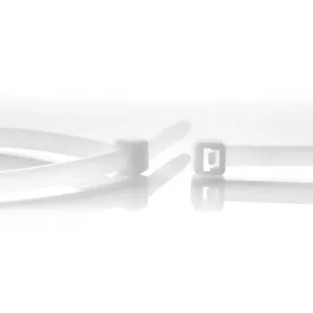 WKK nailono kabelių raiščiai, natūralios spalvos, 200 x 4,8 mm, 100 vnt. 110126971