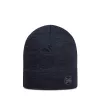 BUFF Lightweight Merino Beanie – vientisos naktinio mėlynumo spalvos, M dydžio