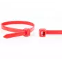 WKK raudoni kabelių raiščiai 200 x 4,8 mm, 100 vnt. 110126271