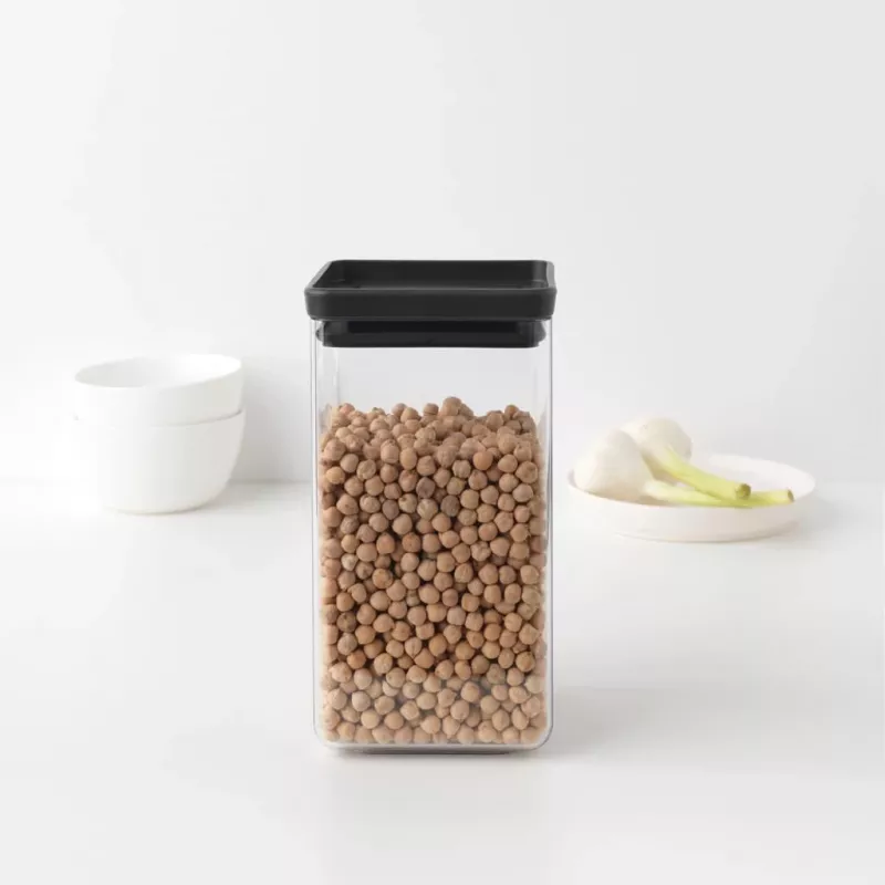 Brabantia Make & Take stačiakampė maisto laikymo dėžutė 1,6 L tamsiai pilka