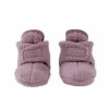 Lodger Slipper Teddy kūdikių šlepetės, rausvos, 6-12 mėn., neslystančiu padu, flisinis audinys
