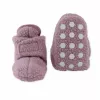 Lodger Slipper Teddy kūdikių šlepetės, rausvos, 6-12 mėn., neslystančiu padu, flisinis audinys