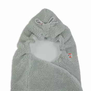 Lodger WPT 109 Wrapper Teddy Silk Touch kūdikių vystyklų antklodė, kreminė