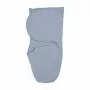 Lodger Bundler Solid Cotton kūdikio vystymo vystyklas, Blue Fogg
