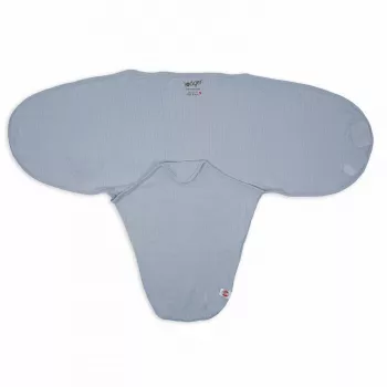 Lodger Bundler Solid Cotton kūdikio vystymo vystyklas, Blue Fogg