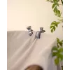 Lodger Clip Swaddler clips tvirtinimui prie vežimėlių ir automobilinių kėdučių (2 vnt.), Carbon