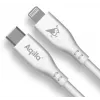 AQIILA 4SI843 USB-C į Lightning įkrovimo ir sinchronizavimo kabelis 2m 60W PD AQCBPBIC4SI843