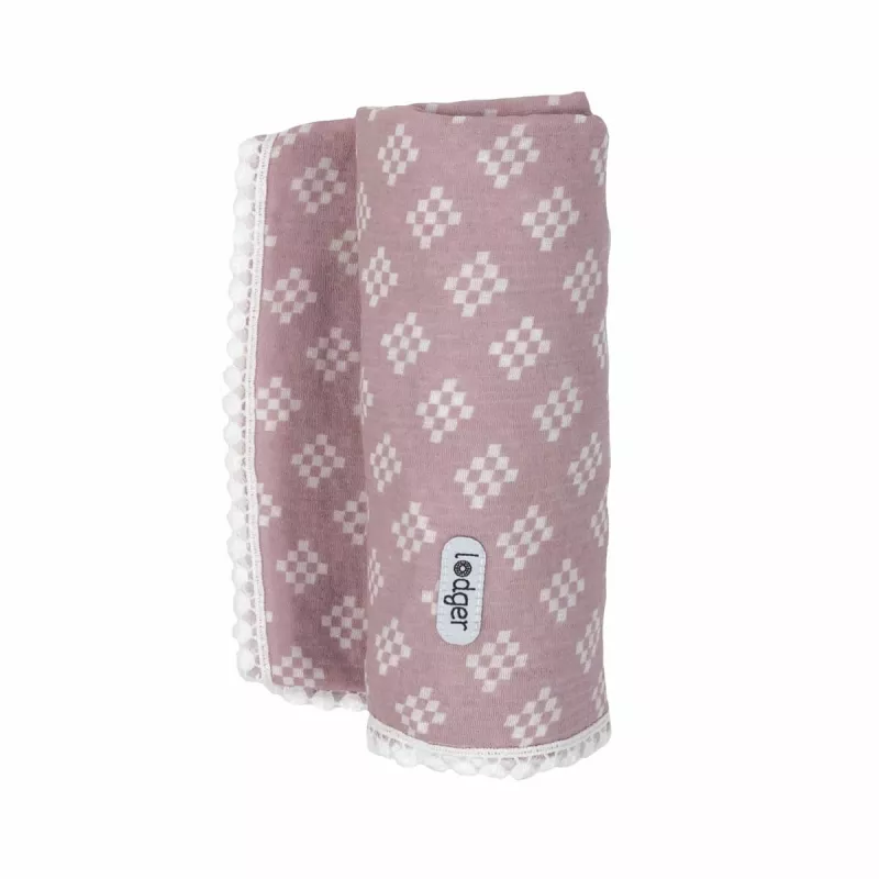 Lodger Swaddle Tribe muslininis vystyklų antklodė 120x120 cm Rose
