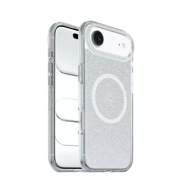 OtterBox React Series dėklas Apple iPhone 15 Pro Max – Stardust (permatomas blizgus), suderinamas su MagSafe 77-99279