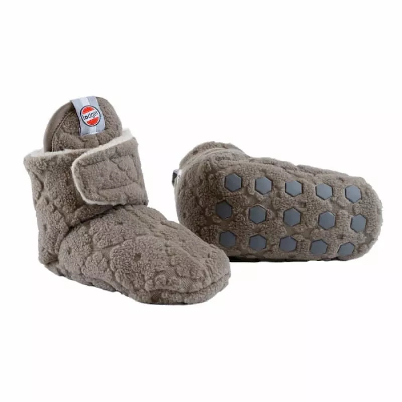 Lodger Slipper Folklore flisinės kūdikių šlepetės, Buffalo Plaid, 12-18 mėn.