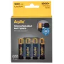 AQIILA AAA NiMH akumuliatoriai su USB-C, 1,2 V, 600 mAh, 4 vnt. AQ60AAA374C4