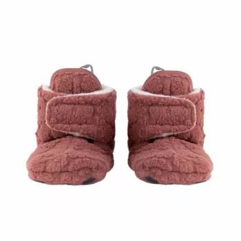 Lodger Slipper Folklore Fleece kūdikių šlepetės, 12-18 mėnesių, Rosewood
