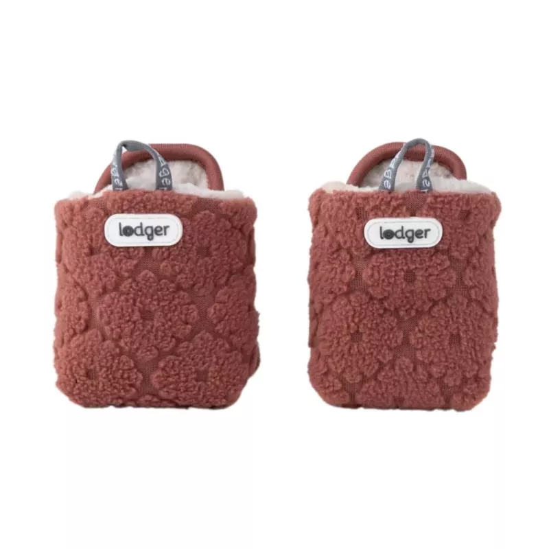 Lodger Slipper Folklore Fleece kūdikių šlepetės, 12-18 mėnesių, Rosewood