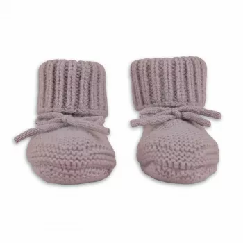 Lodger Slipper Merino vilnos kūdikių šlepetės, rausvos, 6-12 mėn.