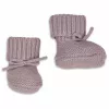Lodger Slipper Merino vilnos kūdikių šlepetės, rausvos, 6-12 mėn.