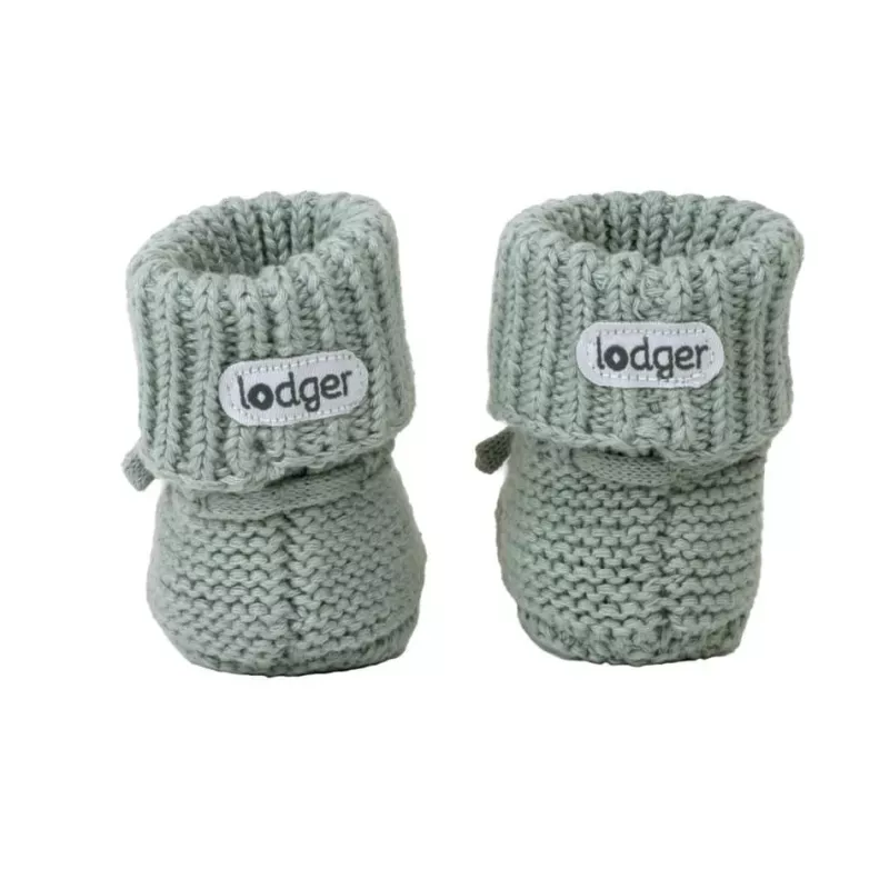 Lodger Slipper Knit megzti kūdikių batukai, Silk spalvos, 0-6 mėn.