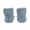 Lodger Slipper Merino Wool kūdikių šlepetės, Blue Fogg, 6-12 mėnesių