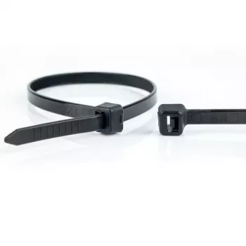 WKK UV stabilizuoti juodi plastikiniai kabelių raiščiai 530 x 9 mm, 100 vnt. 110299071