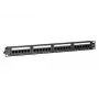 DS-IT CAT 6 UTP tinklo pach panelė, 19 inch, 24 prievadų DS-Patch6-24UTP