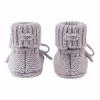 Lodger Slipper Merino Wool kūdikių šlepetės, Stone, 0-6 mėn.
