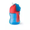 Philips AVENT gertuvė su šiaudeliu ir lanksčiu šiaudeliu, 200 ml, 9m+, mėlyna
