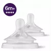 Philips Avent Natural Response silikoniniai žindukai, labai greitas srautas, 6 mėn.+, 2 vnt.