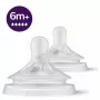 Philips Avent Natural Response silikoniniai žindukai, labai greitas srautas, 6 mėn.+, 2 vnt.