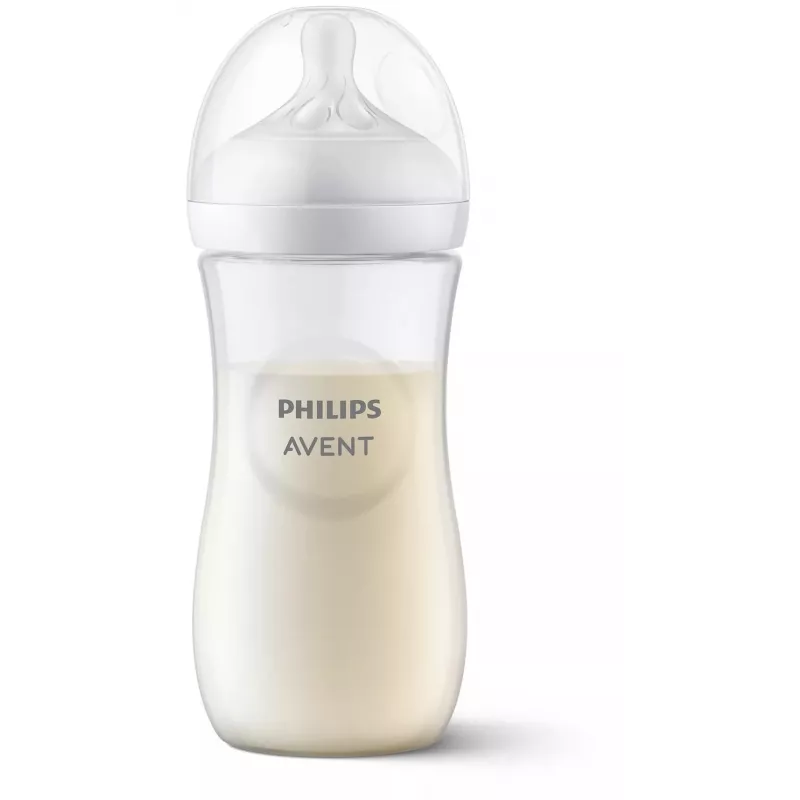 Philips Avent Natural Response kūdikių buteliukas 330 ml, greito tekėjimo žindukas, nuo 3 mėn.