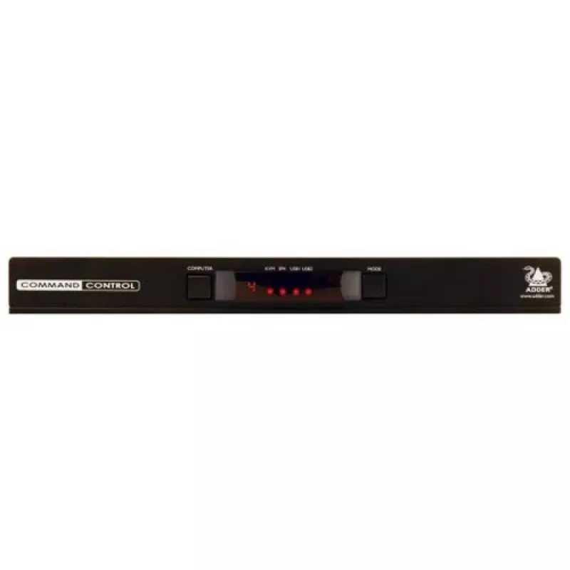 ADDER CCS-PRO8 8 prievadų komandų valdymo KVM perjungiklis su USB šakotuvu ir garsu