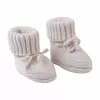 Lodger Slipper Folklore Merino Wool kūdikių šlepetės, Birch, 0-6 mėn.