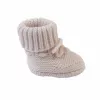 Lodger Slipper Folklore Merino Wool kūdikių šlepetės, Birch, 0-6 mėn.