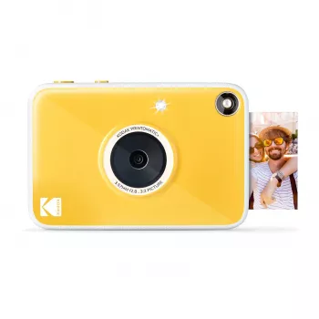 Kodak RODOMATICPYL skaitmeninis momentinis fotoaparatas su ZINK Zero Ink spausdinimu, 10MP, 3,5 inch LCD, Bluetooth, USB-C, MicroSD
