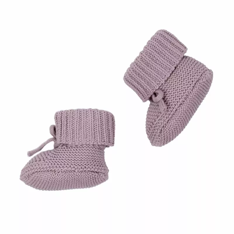 Lodger Slipper Knit kūdikių šlepetės, rožinės, 0-6 mėn.